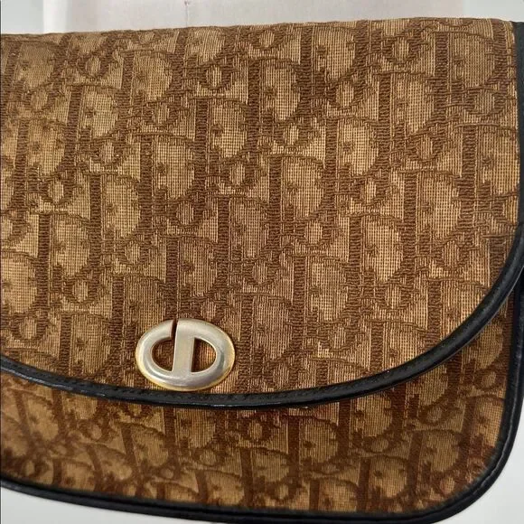Authentic Vintage Christian Dior Monogram Shoulder/Crossbody Handbag